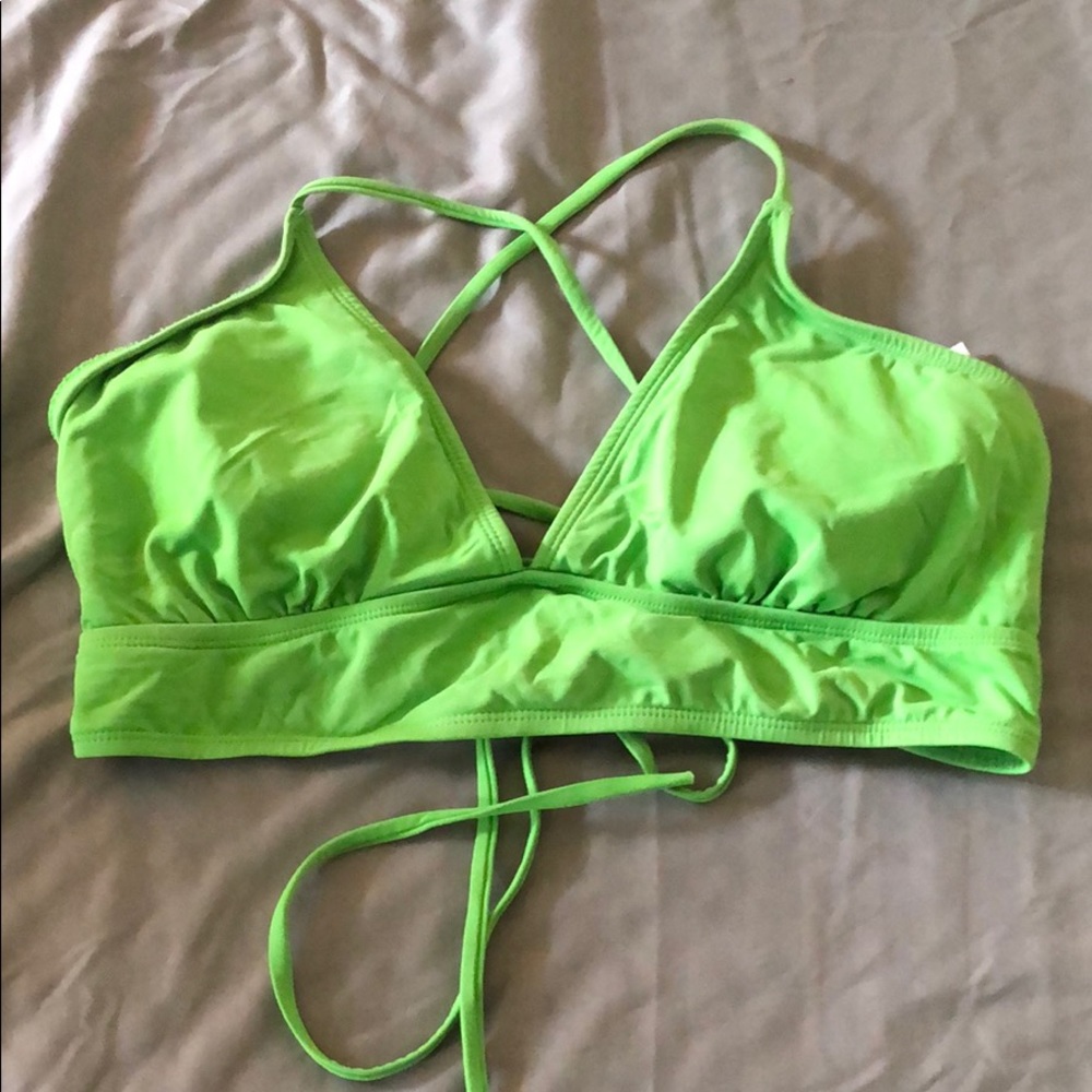 Athleta tie back bikini top